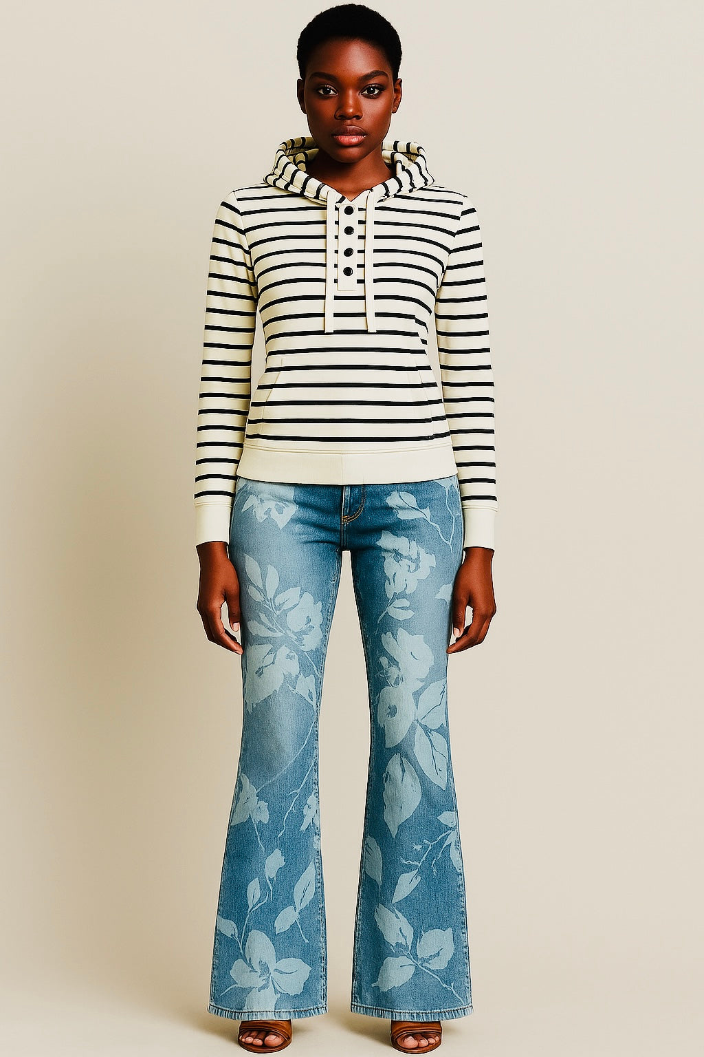 Women printed Hoodies “55 Marine “