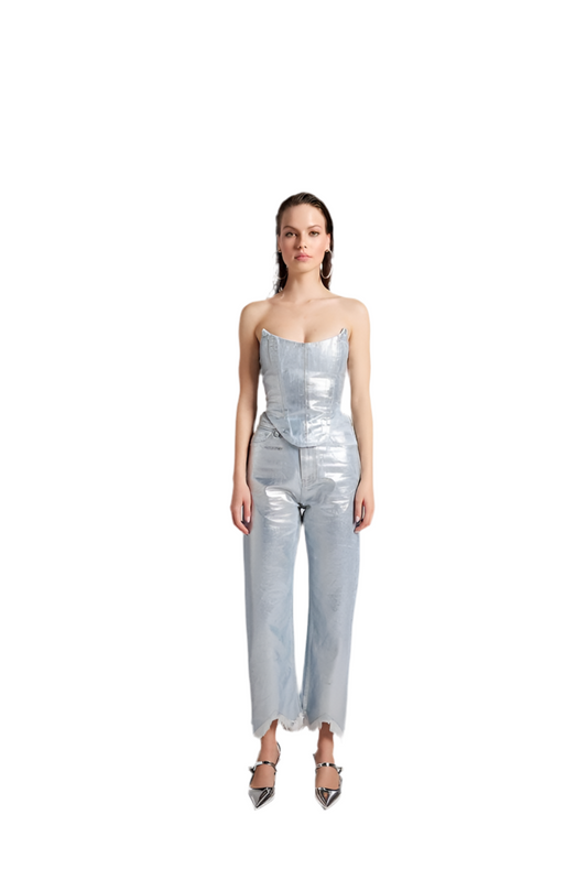 Glossy Jeans  Blue Sky