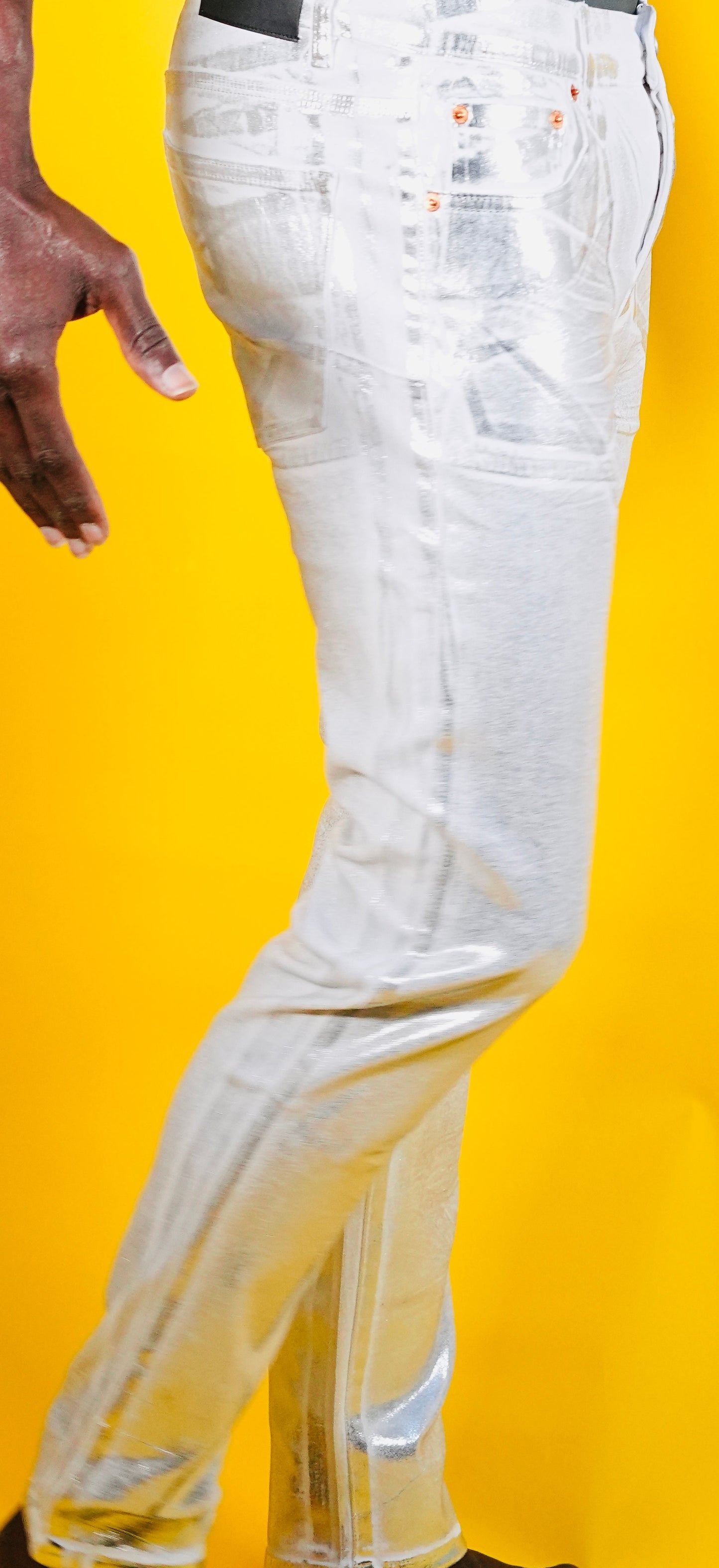 Quality Ripped Vintage Slim Jeans Blue Men Pants Distressed Denim Jeans