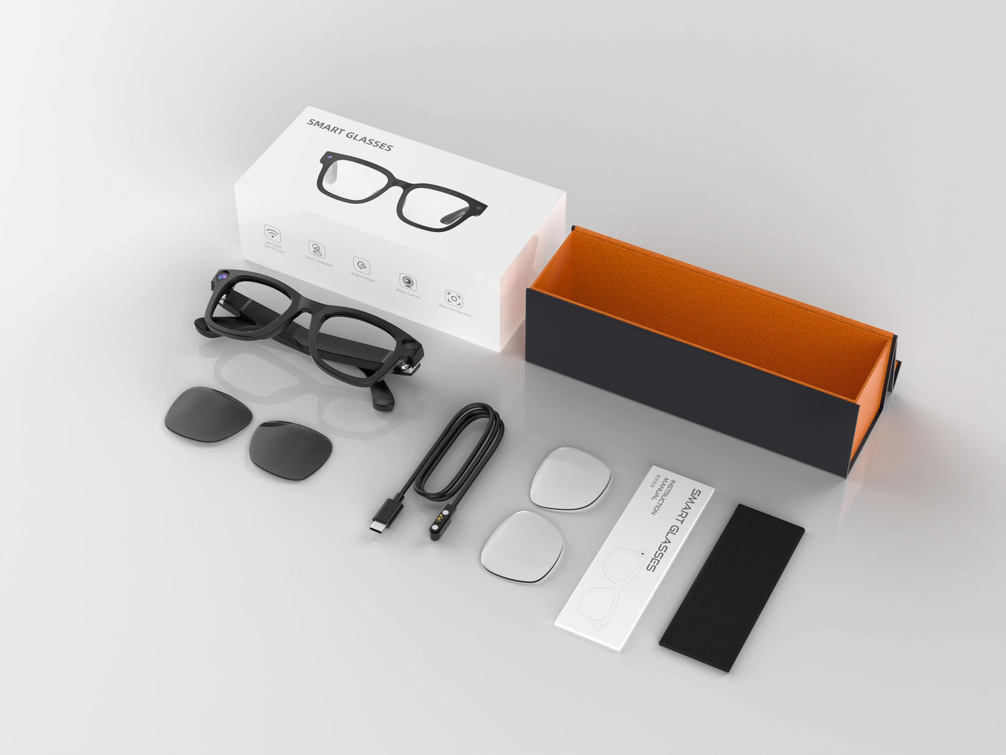 G300 AI Smart Glasses 800W HD ChatGPT Gesture Control AI Tran Photo Smart Glass