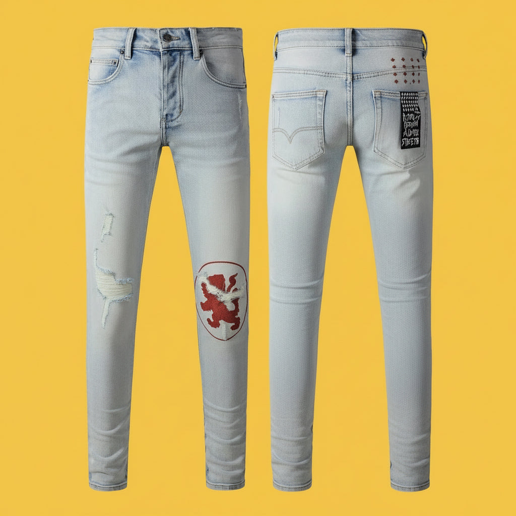 Top Quality Brand Original Elastic Fabrics Denim Designer Jeans Kusbi Jeans