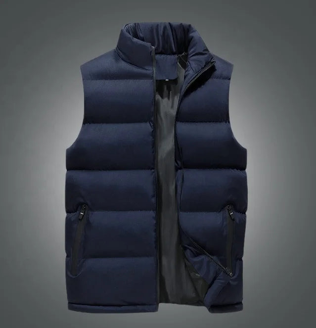 Winter Men Clothing Thick Warm Sleeveless Vests Jackets Waistcoat