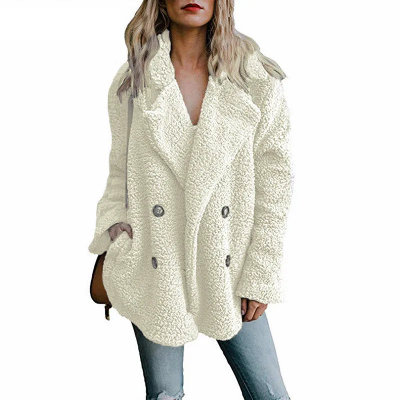 Plush Women Winter Jackets Fluffy Coat Female Warm Fleece Winter Clothes