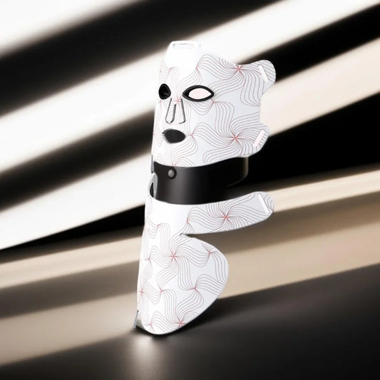 Fm80 Red Light Photon Therapy Skin Care Mask Soft Medical Silicone Led Face Mask For Home Use