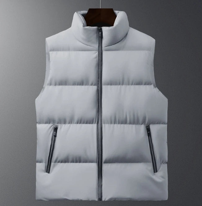 Winter Men Clothing Thick Warm Sleeveless Vests Jackets Waistcoat