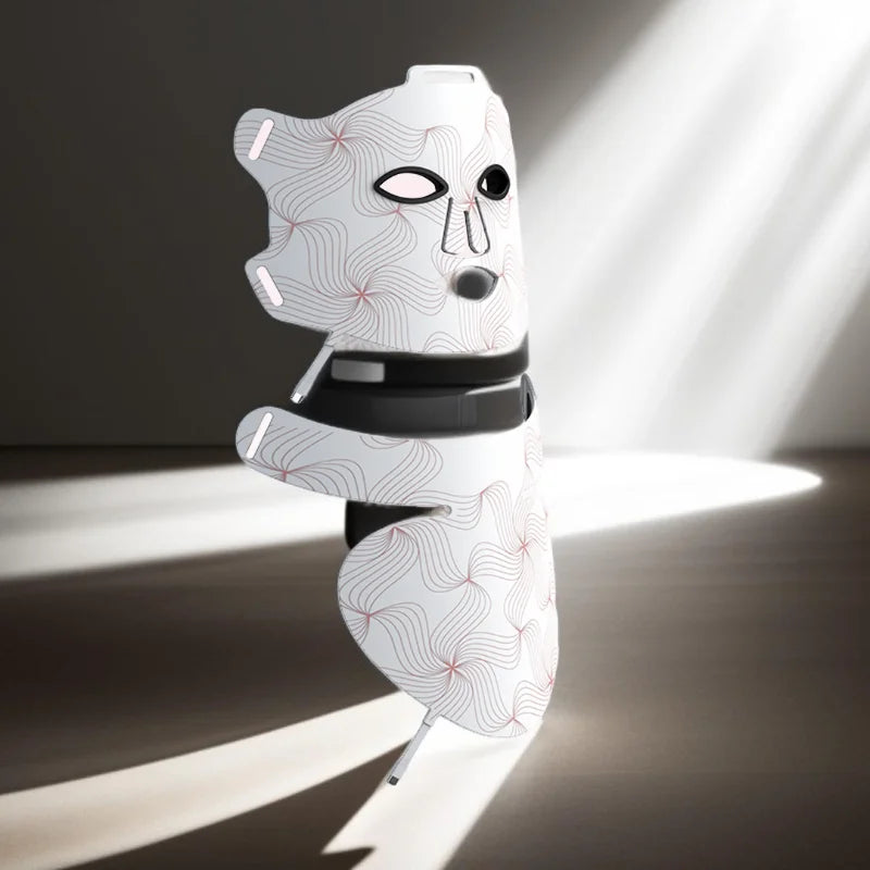 Fm80 Red Light Photon Therapy Skin Care Mask Soft Medical Silicone Led Face Mask For Home Use