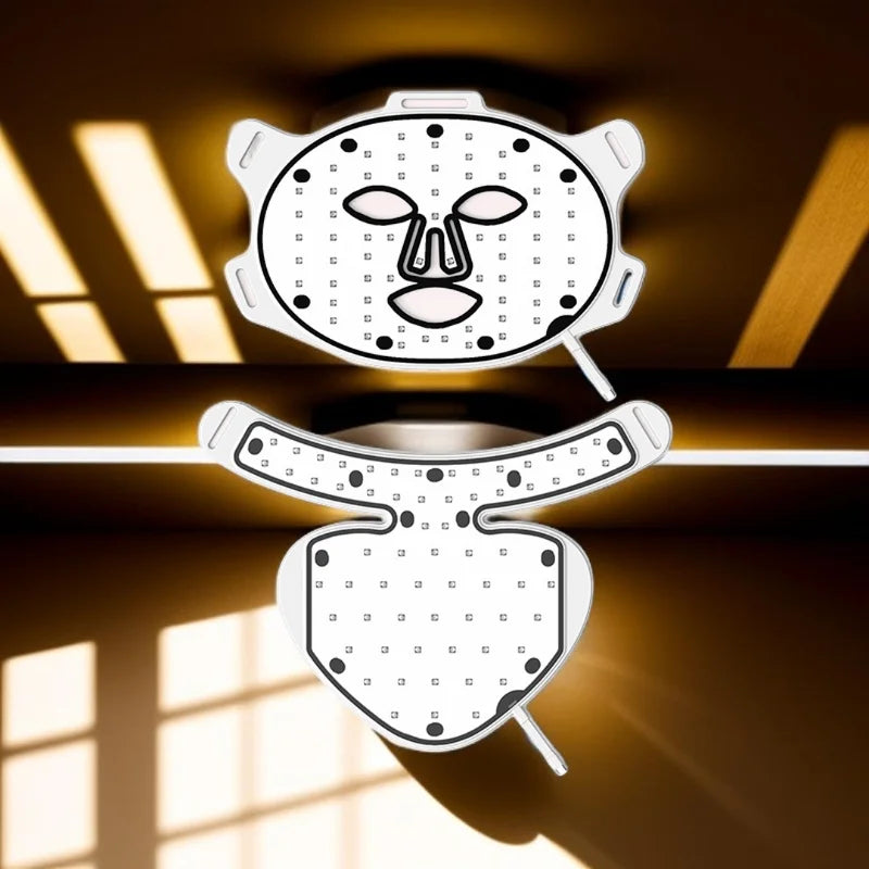 Fm80 Red Light Photon Therapy Skin Care Mask Soft Medical Silicone Led Face Mask For Home Use