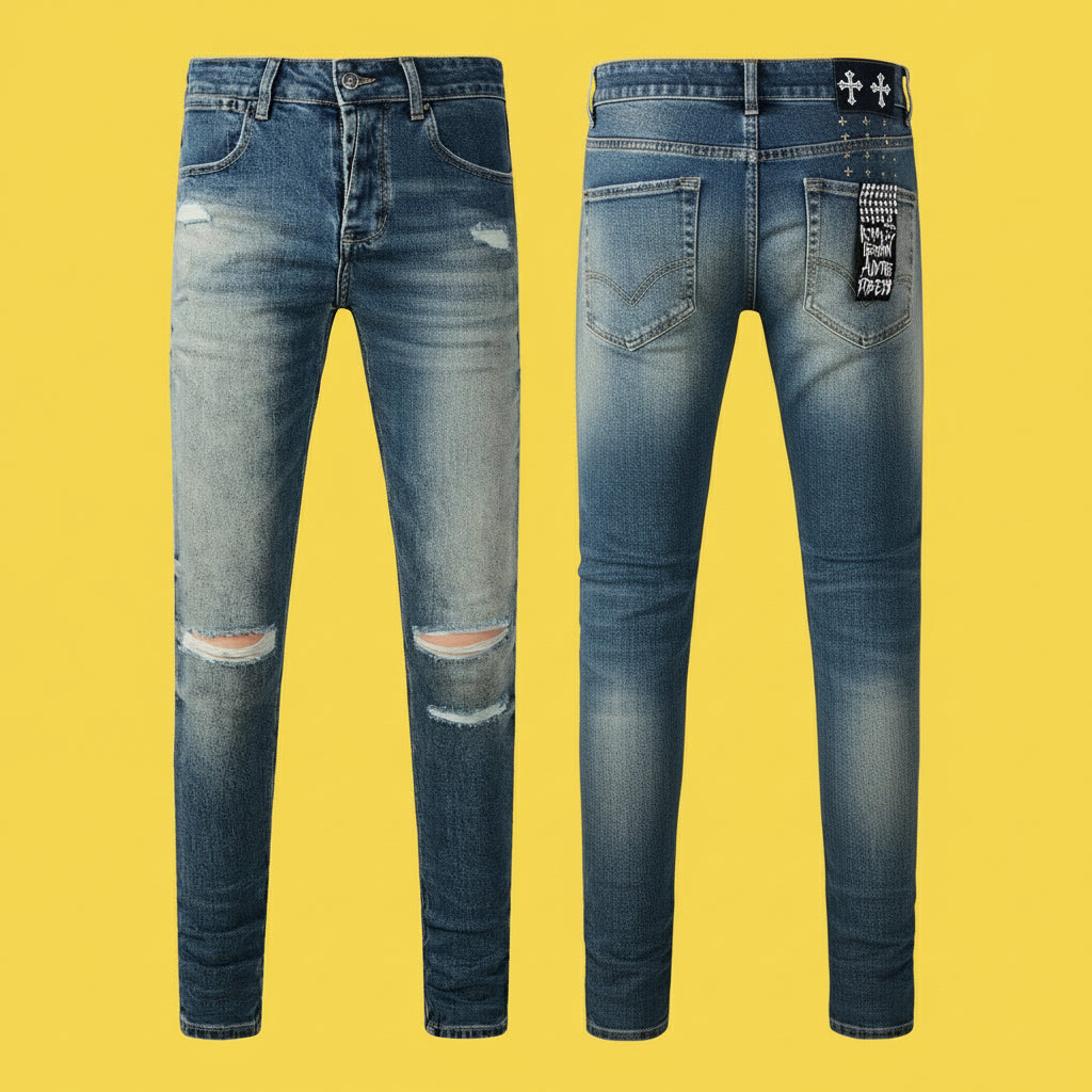 Top Quality Brand Original Elastic Fabrics Denim Designer Jeans Kusbi Jeans