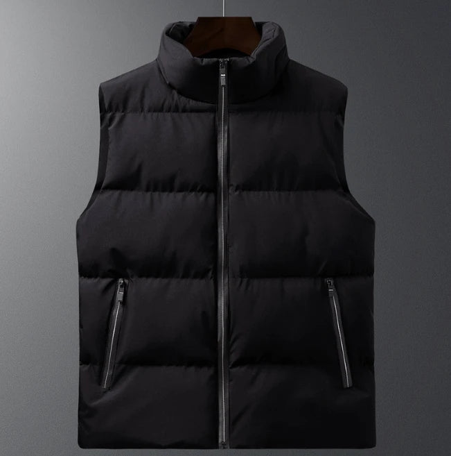 Winter Men Clothing Thick Warm Sleeveless Vests Jackets Waistcoat