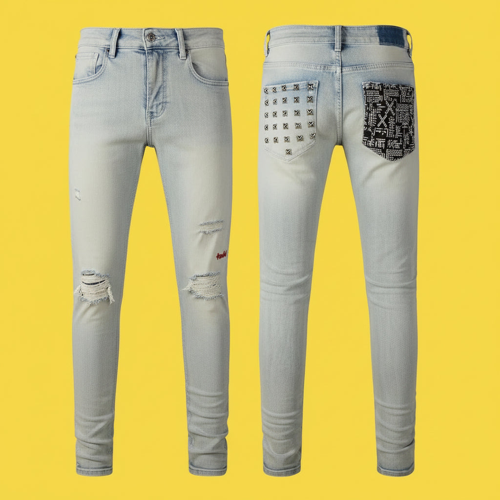 Top Quality Brand Original Elastic Fabrics Denim Designer Jeans Kusbi Jeans