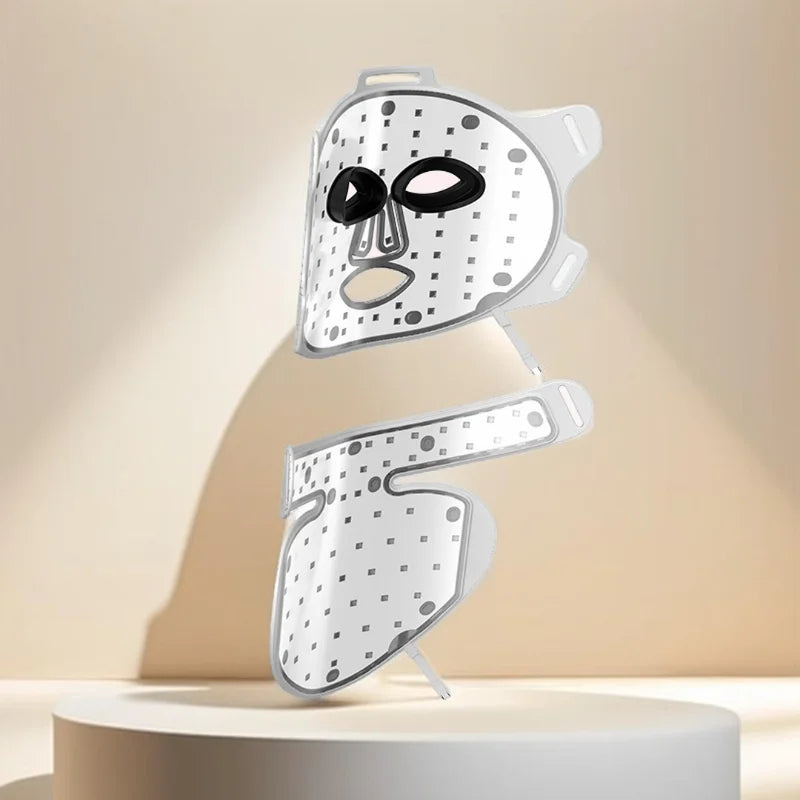 Fm80 Red Light Photon Therapy Skin Care Mask Soft Medical Silicone Led Face Mask For Home Use