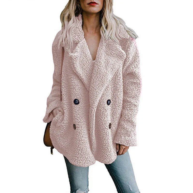 Plush Women Winter Jackets Fluffy Coat Female Warm Fleece Winter Clothes