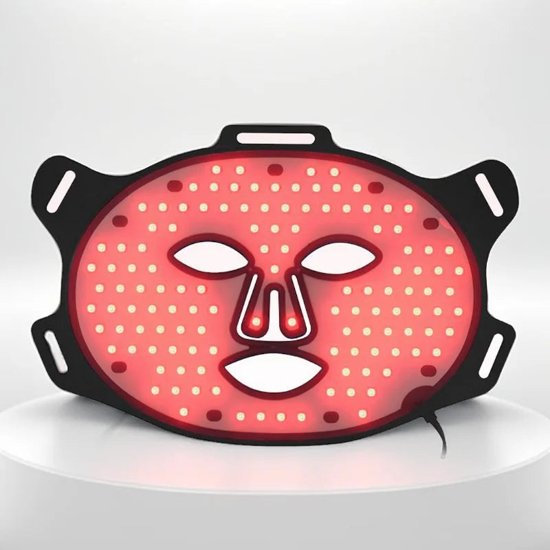 Fm80 Red Light Photon Therapy Skin Care Mask Soft Medical Silicone Led Face Mask For Home Use