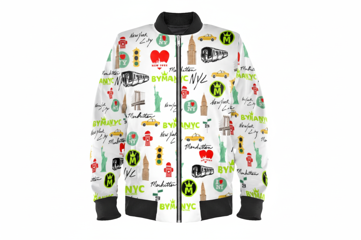 Limited Edition Jacket Manhattan Mosaic Sunset – BYMANYC ® New York