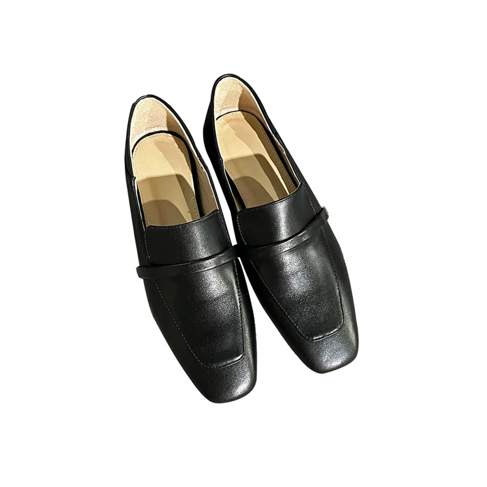 Loafers Women Shoe Without Heel Spring Autumn Mules Woman Simple Shoes